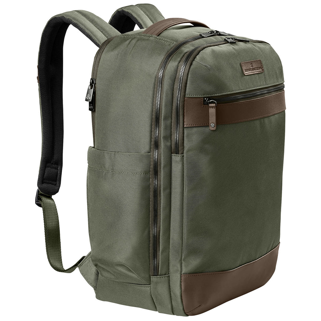Brooks Brothers Noble Green Oxford Backpack
