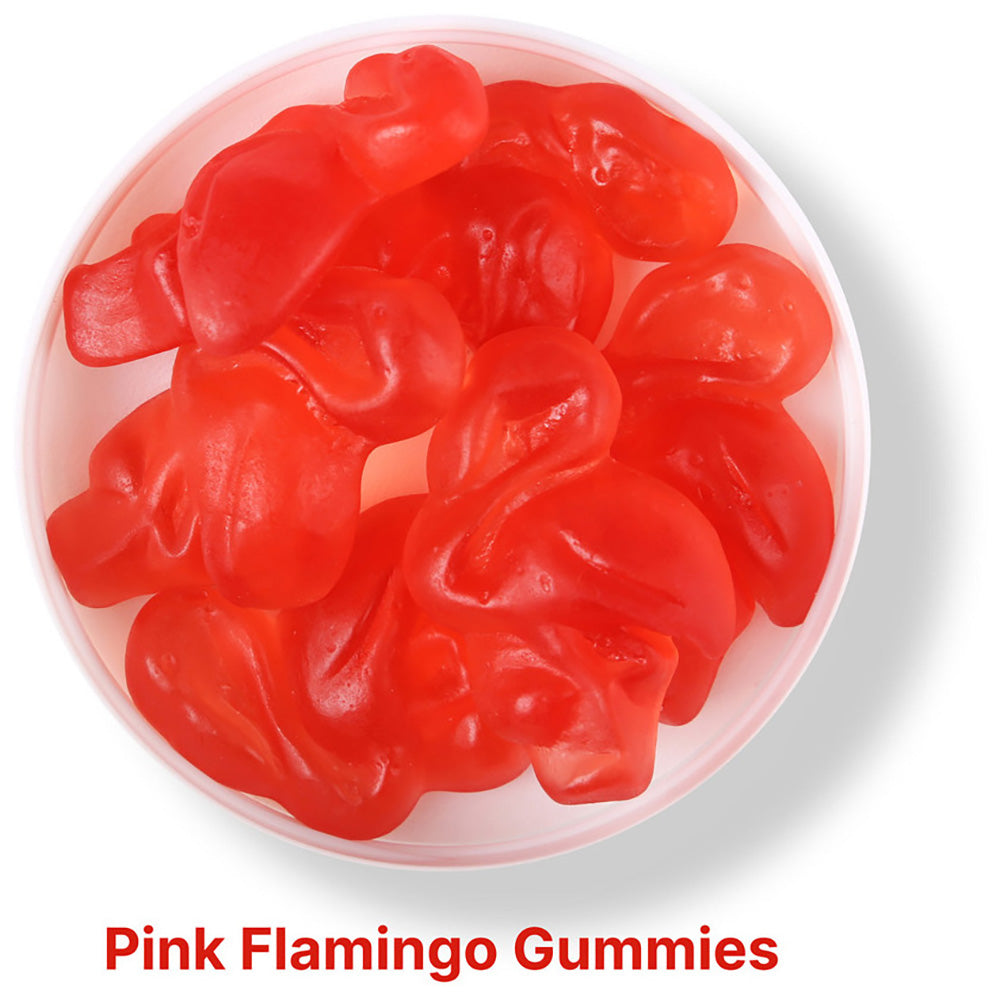 SugarSpot Clear Pink Flamingo Gummies: Small Jar