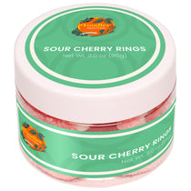 SugarSpot Clear Sour Cherry Rings: Small Jar