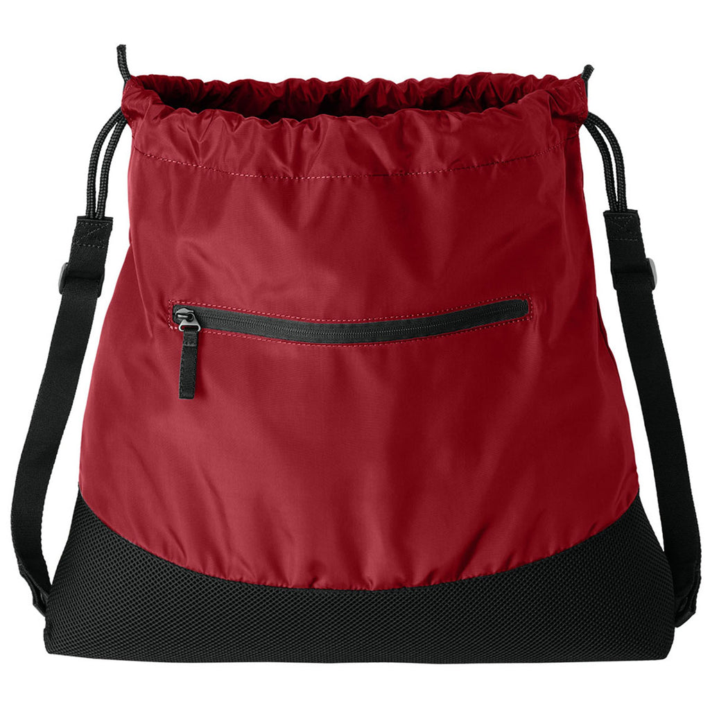 Port Authority Rich Red Agility Mesh Pocket Cinch