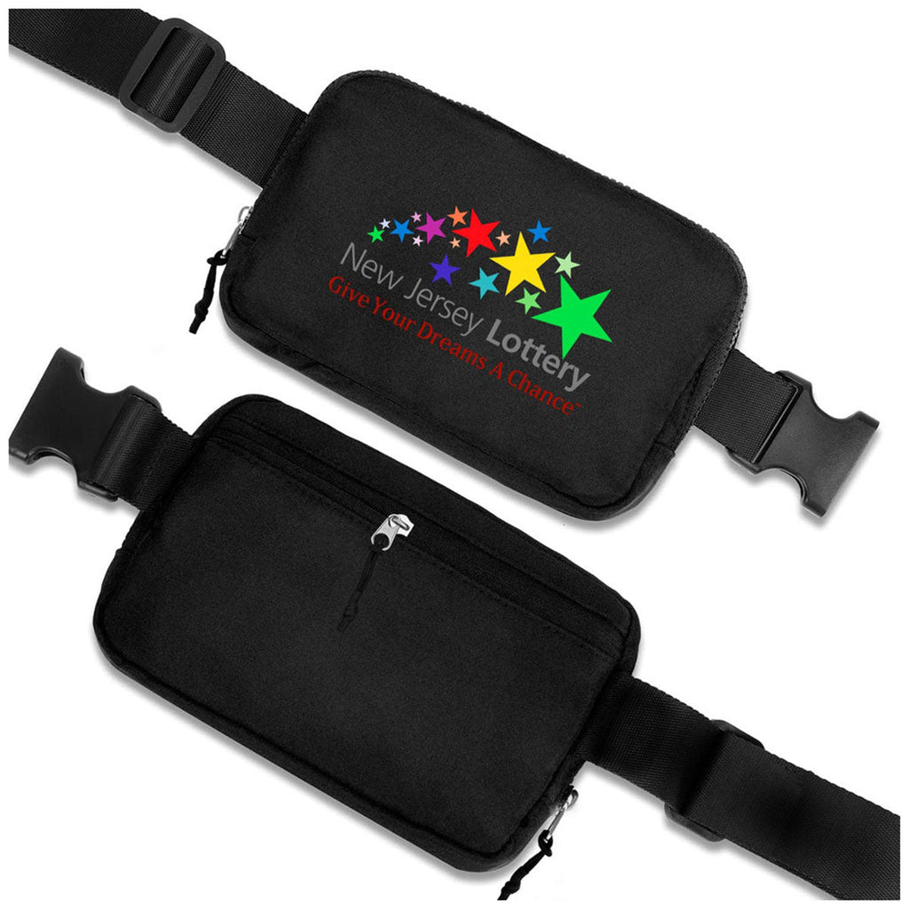 The Bag Factory Black Explorer Belt Bag