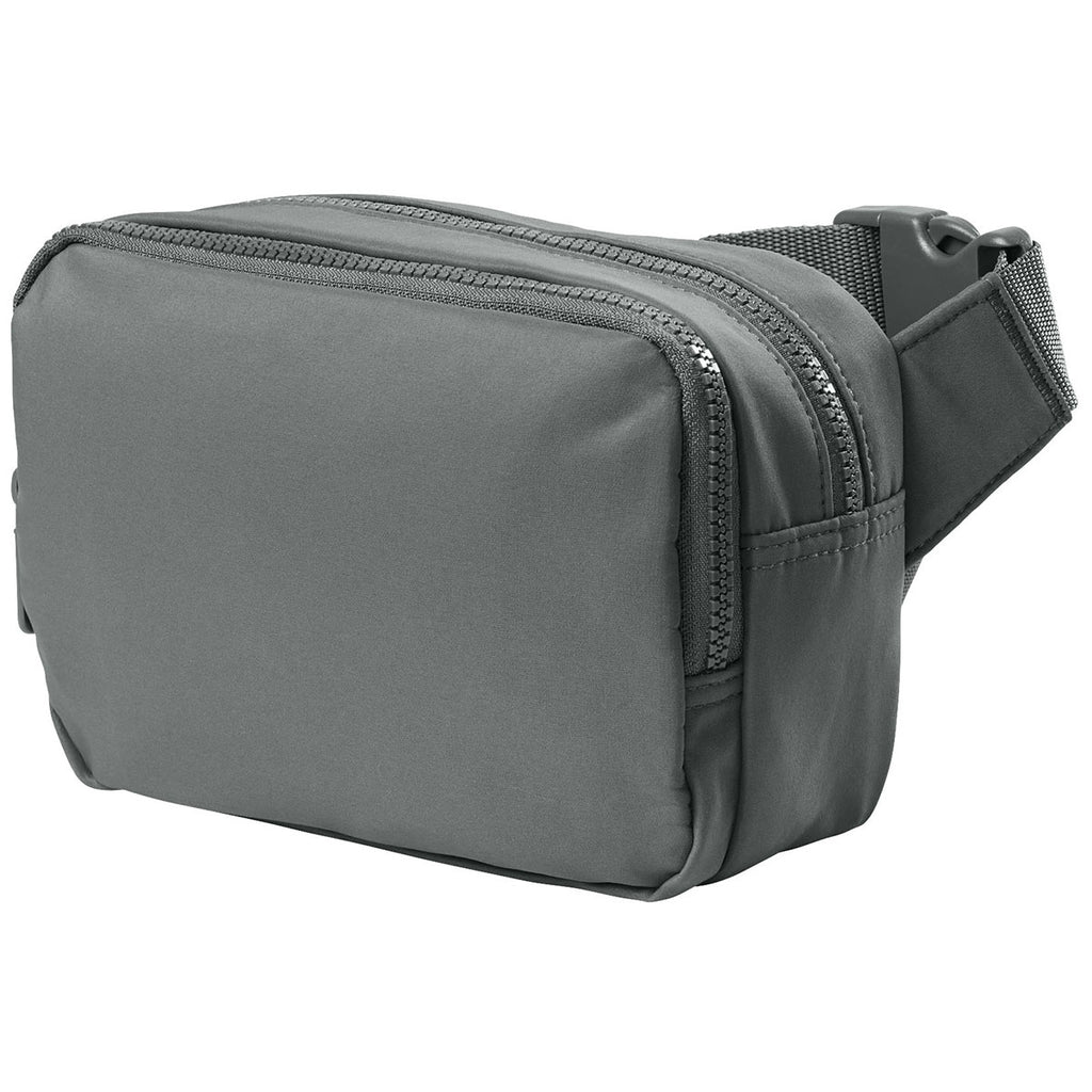 Port Authority Storm Grey Matte Dual-Compartment Crossbody