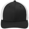 Port Authority Black/WhiteFlexfit 110 Mesh Cap
