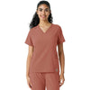 Carhartt Women's Wildrose Knit Panel Scrub Top