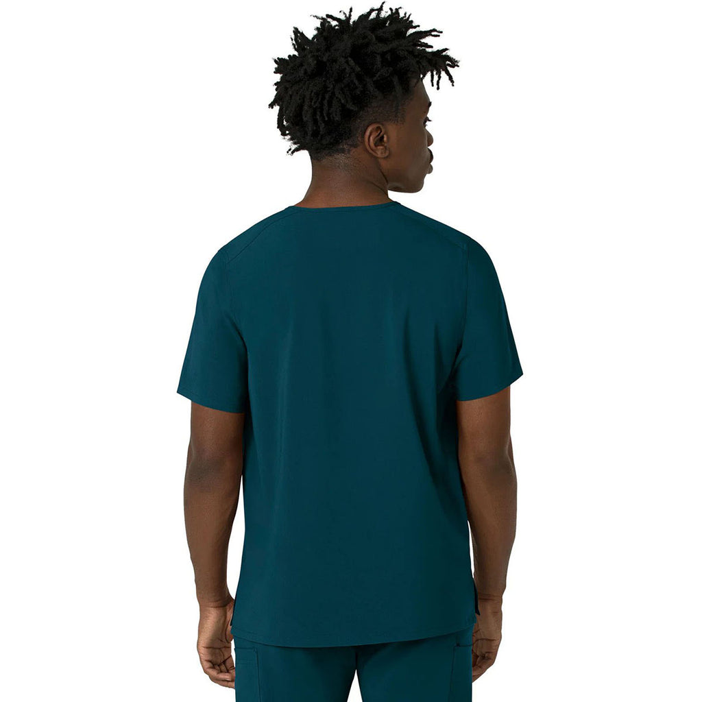 Carhartt Men's Caribbean Three-Pocket V-Neck Scrub Top