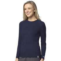 Carhartt Women's Navy Modern Fit Long Sleeve Tee