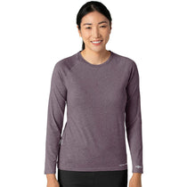 Carhartt Women's Black Plum Heather Performance Long Sleeve Tee