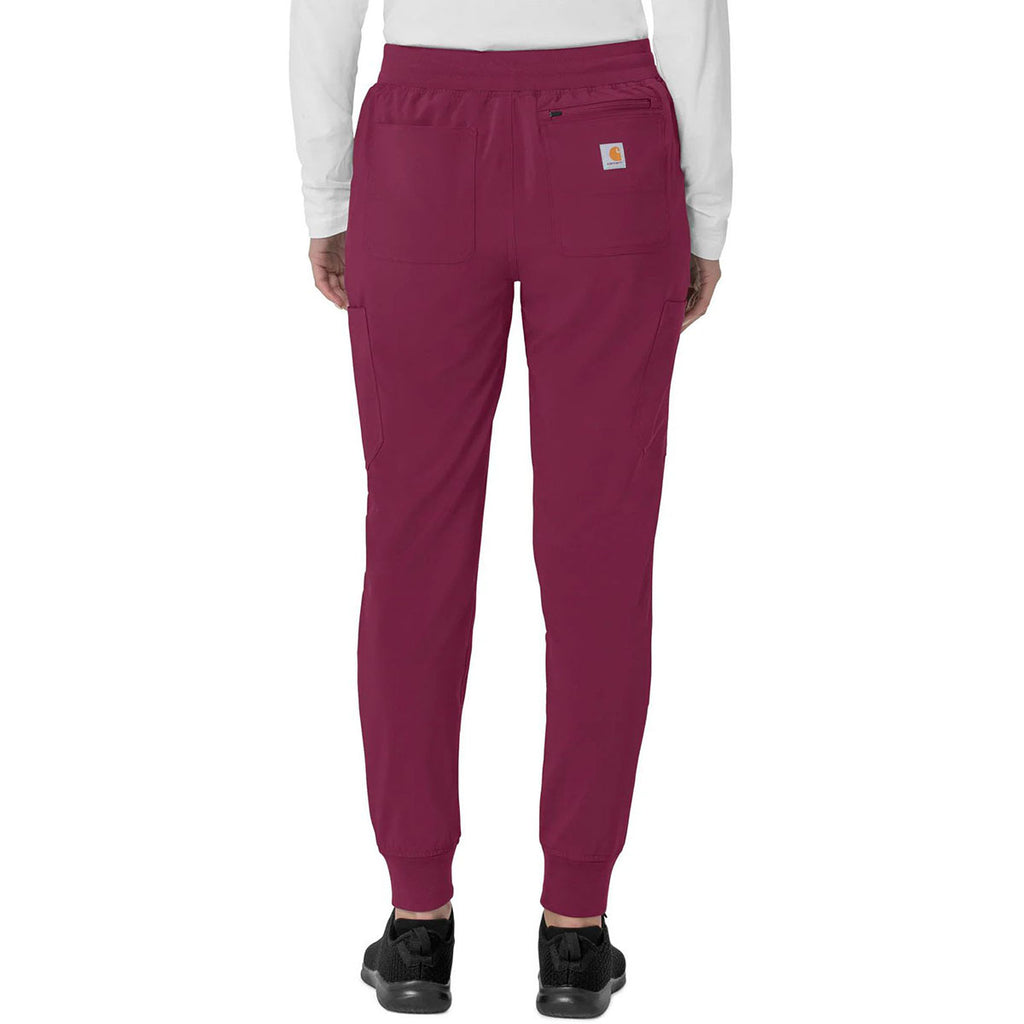 Carhartt Women's Wine Eight-Pocket Cargo Pant