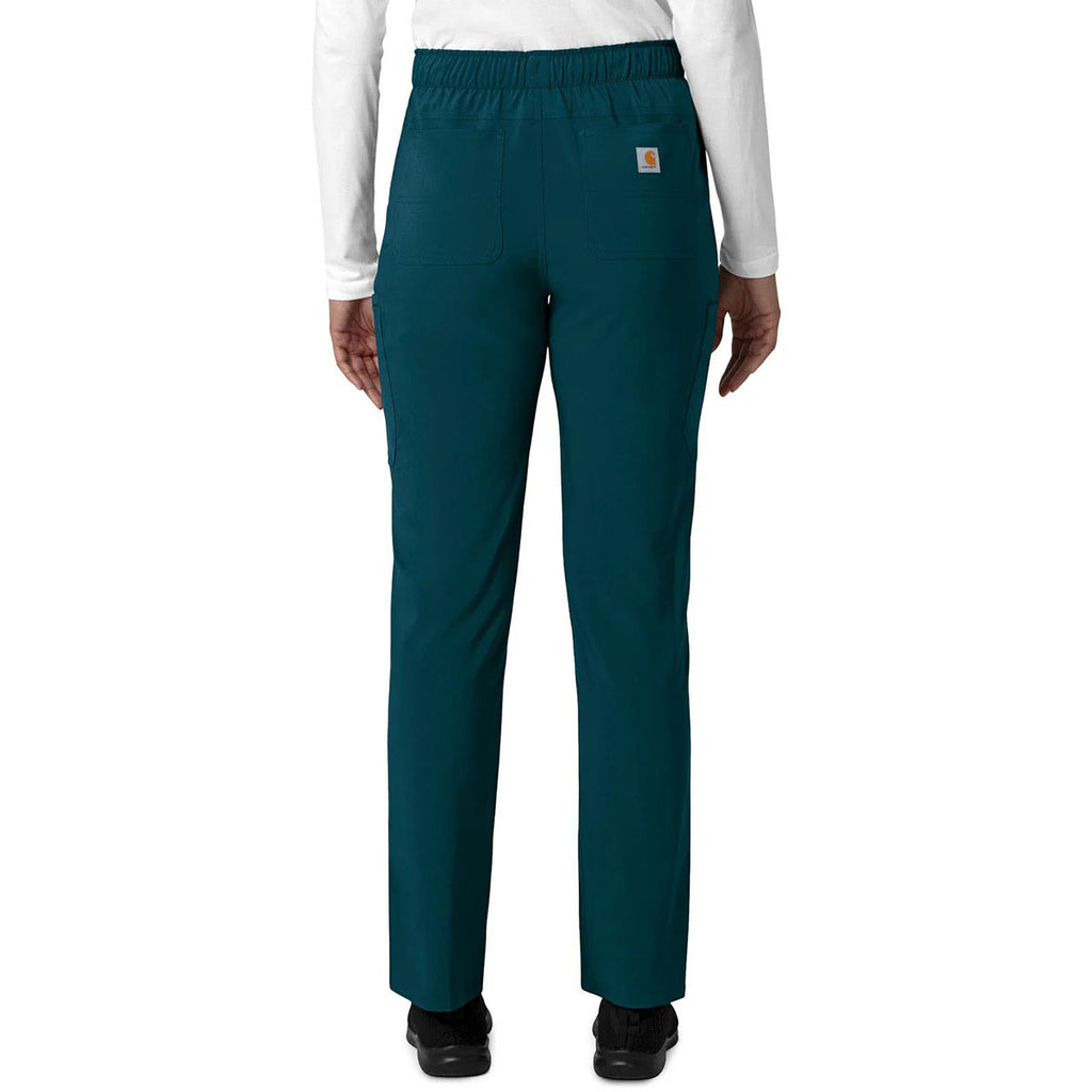 Carhartt Women's Caribbean Seven-Pocket Straight Leg Scrub Pant