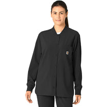 Carhartt Women's Black Four-Pocket Modern Fit Shirt Jacket