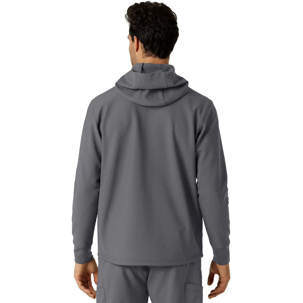 Carhartt Men's Pewter Three-Pocket Bonded Fleece Hoodie