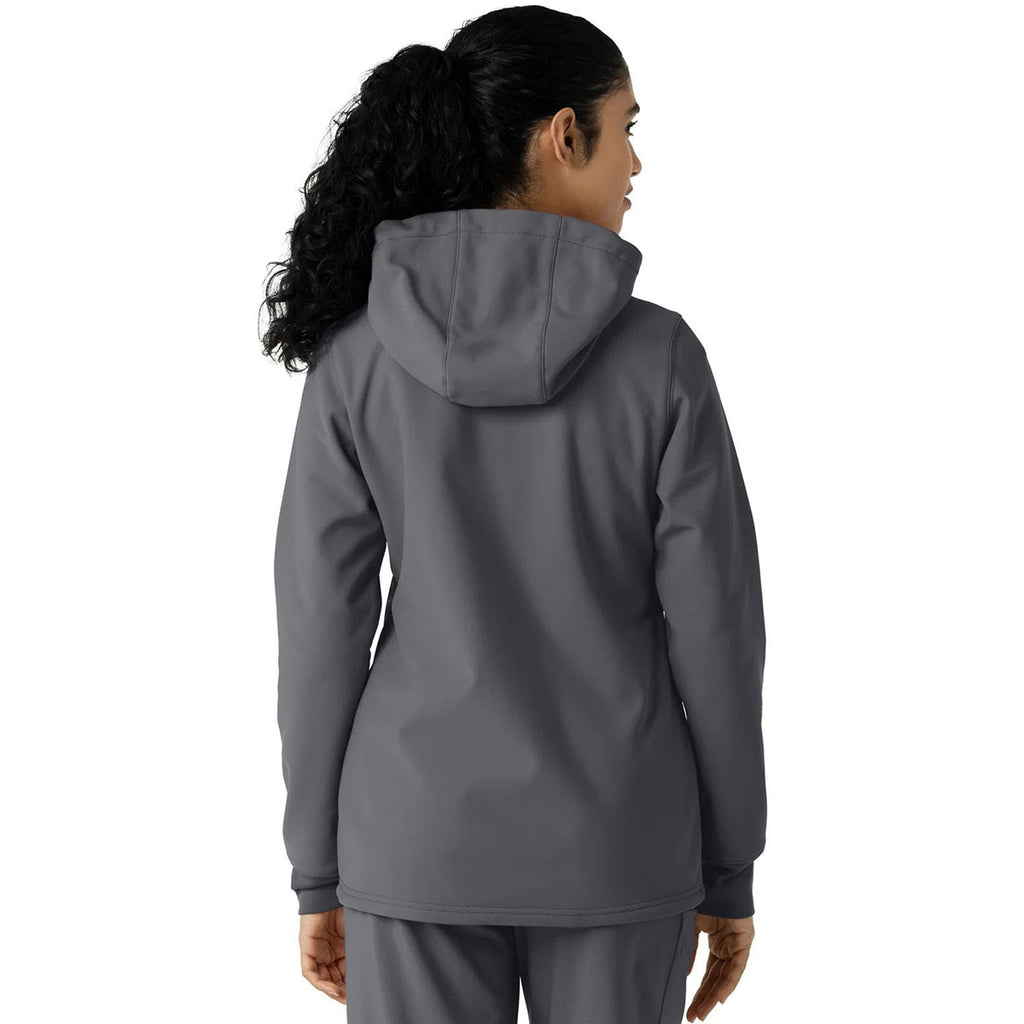 Carhartt Women's Pewter Four-Pocket Bonded Fleece Hoodie