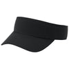 Port Authority Black Poly Visor