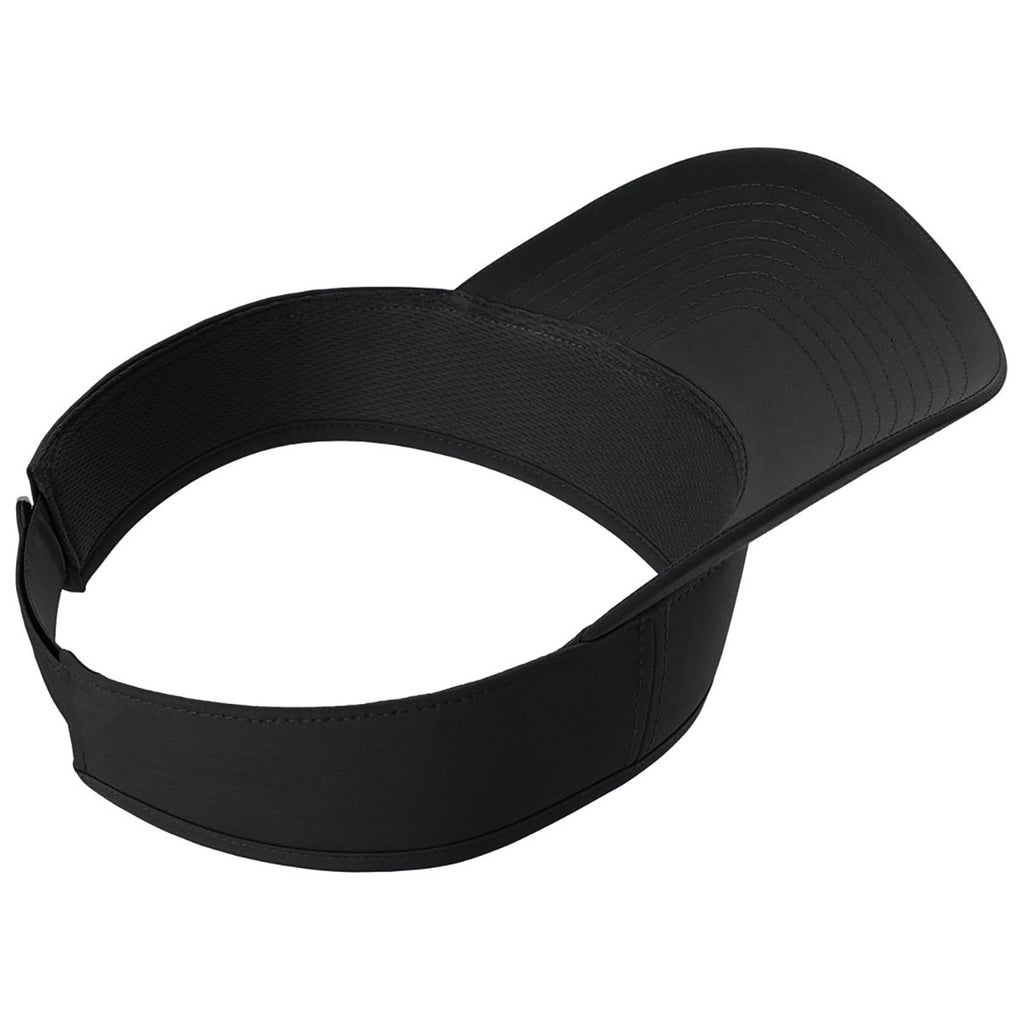 Port Authority Black Poly Visor