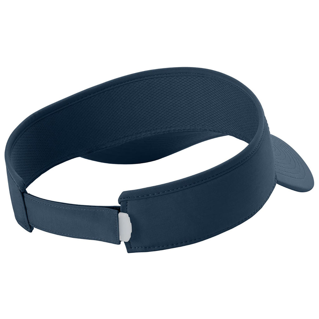 Port Authority River Blue Navy Poly Visor