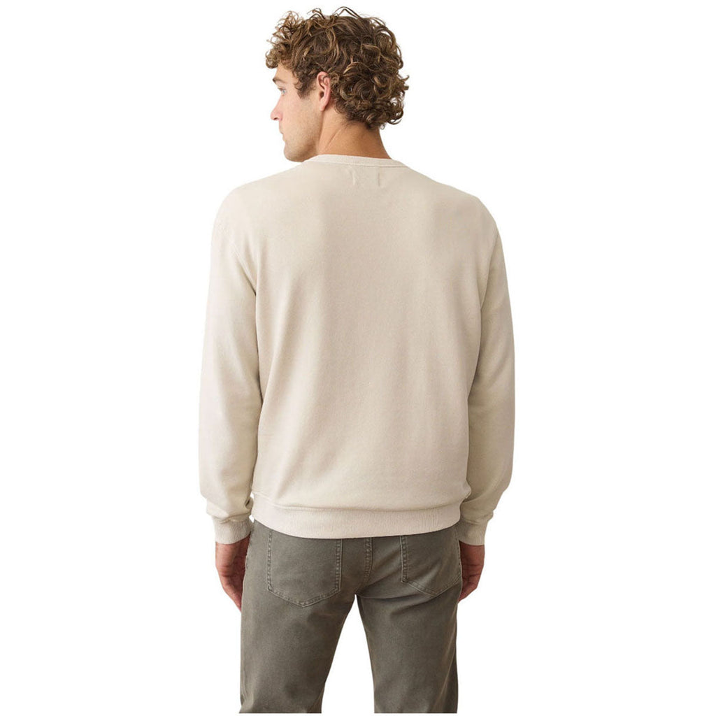Marine Layer Men's Whitecap Cloud 9 Fleece Relaxed Crewneck
