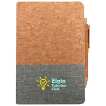 Debco Brown/Grey Montado Cork And Linen Journal