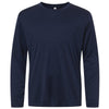 Core 365 Youth Classic Navy Capital Performance Long Sleeve T-Shirt