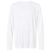 Core 365 Youth White Capital Performance Long Sleeve T-Shirt