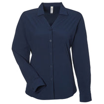 Core 365 Women's Classic Navy Ultra UVP Long Sleeve Marina Shirt