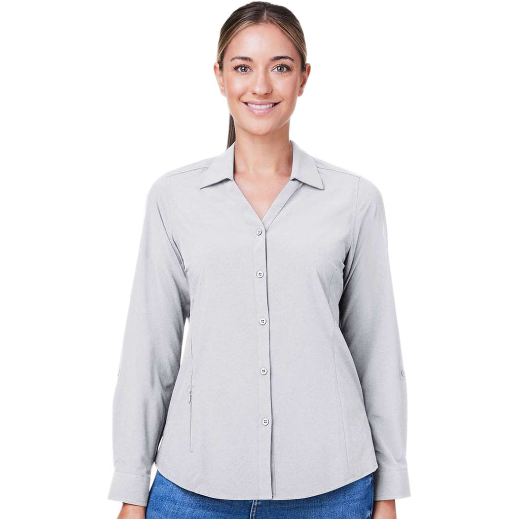 Core 365 Women's Platinum Ultra UVP Long Sleeve Marina Shirt