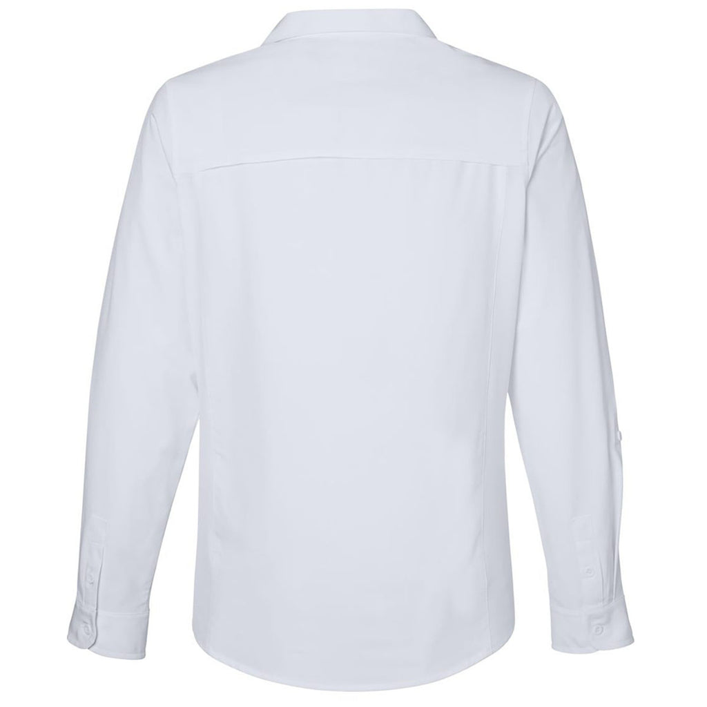 Core 365 Women's White Ultra UVP Long Sleeve Marina Shirt
