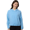 Core 365 Women's Columbia Blue UltraUVP Shoreline Long Sleeve Hooded Pullover