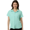 Core 365 Women's Sea Glass UltraUVP Shoreline Short Sleeve Staff Shirt