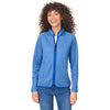 Core 365 Women's True Royal/White Venture Heathered Stripe Full-Zip