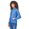 Core 365 Women's True Royal/White Venture Heathered Stripe Full-Zip