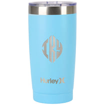 Hurley Light Blue 20 oz. Double Wall Stainless Steel Travel Tumbler
