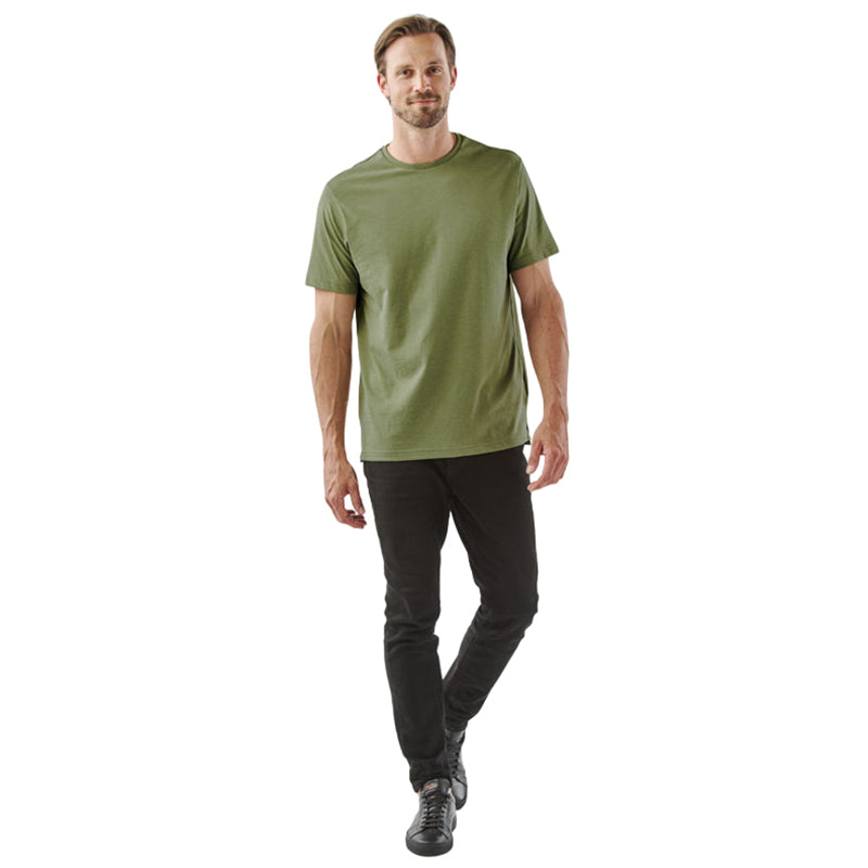 Stormtech Men's Sage Green Heather Equinox Short Sleeve Tee