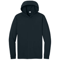 CornerStone Men's Navy Workwear Pro Long Sleeve Hooded Tee
