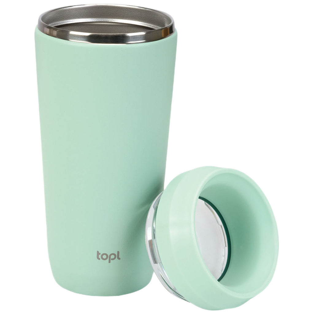 TOPL Aqua 16 oz. Double Wall, Recycled Stainless Steel 360° Tumbler