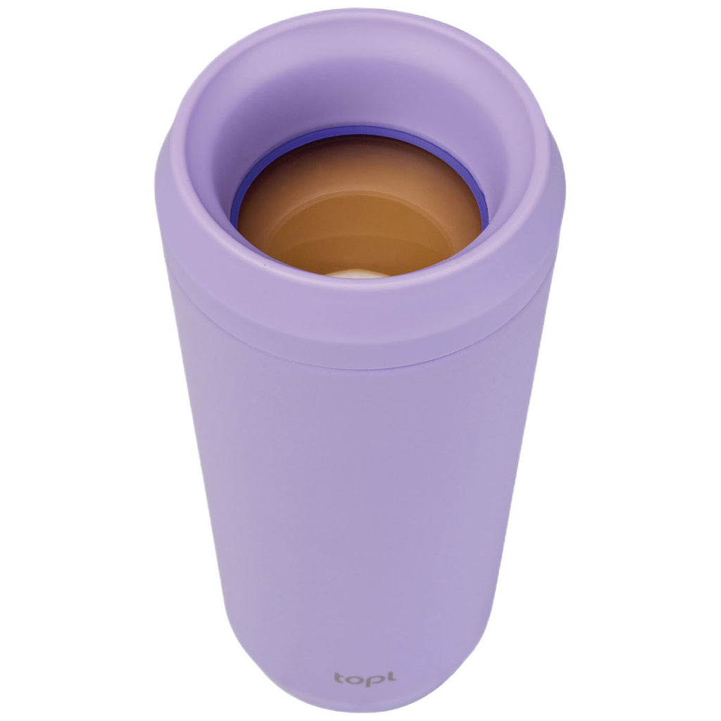 TOPL Purple 16 oz. Double Wall, Recycled Stainless Steel 360° Tumbler