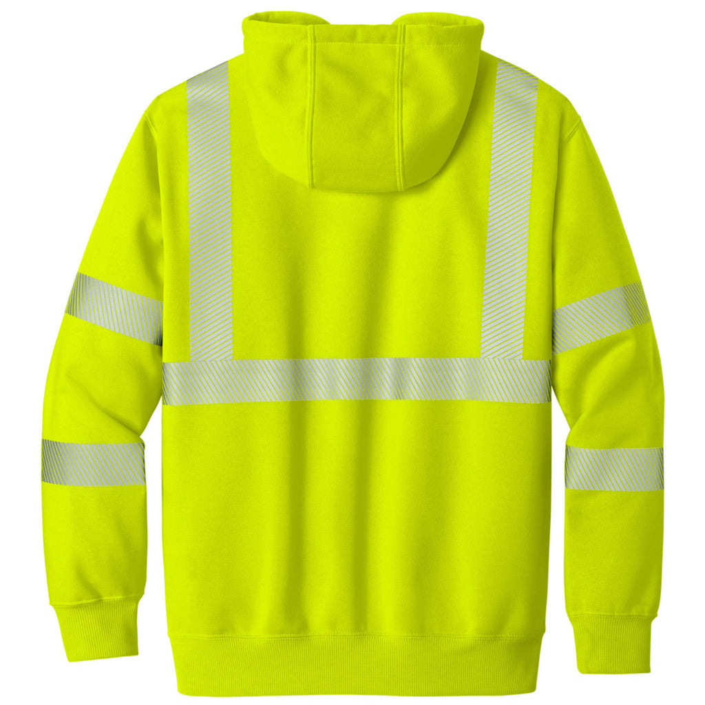 Carhartt Unisex Brite Lime ANSI 107 Class 3 Hooded Sweatshirt