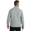 Carhartt Men's Heather Grey Textured Full-Zip Fleece Jacket