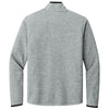 Carhartt Men's Heather Grey Textured 1/2-Zip Fleece Jacket