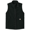 Carhartt Men's Black Textured Fleece Vest