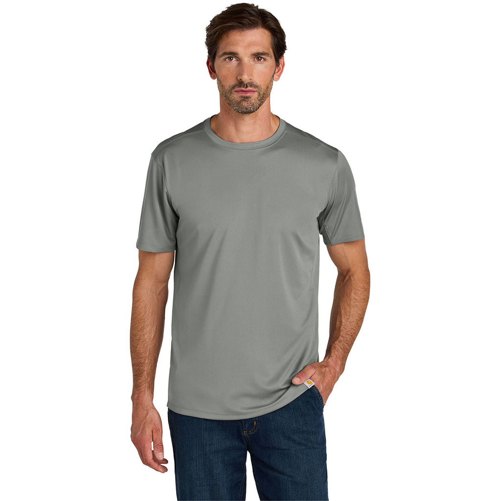 Carhartt Men's Asphalt Grey Force Sun Defender Short Sleeve T-Shirt