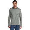 Carhartt Men's Asphalt Grey Force Sun Defender Long Sleeve Hooded T-Shirt