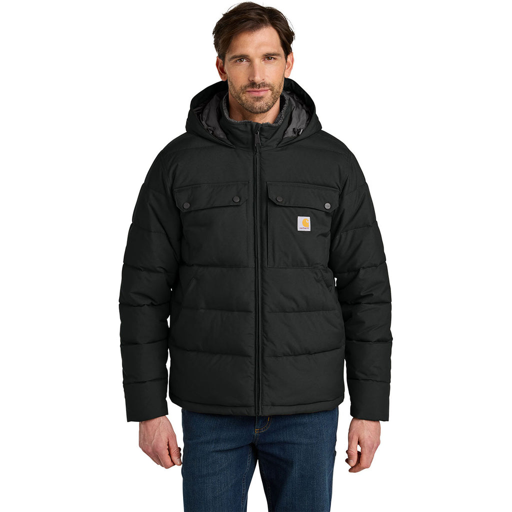 Carhartt Men's Black Montana Insulated Hooded Jacket