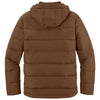 Carhartt Men's Red Duck Brown Montana Insulated Hooded Jacket