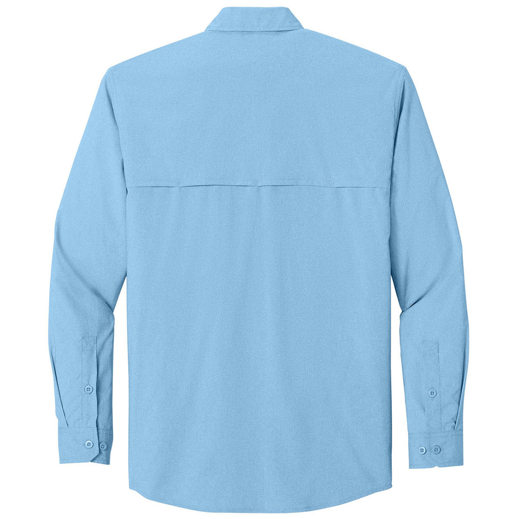 Carhartt Men's Fresh Water Blue Force Sun Defender Long Sleeve Shirt
