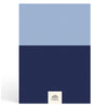 Papier Blue/Navy Colorblock Lined Notebook