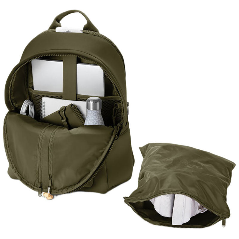 Dagne Dover Dark Moss Dakota Neoprene Backpack - Large