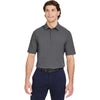 Devon & Jones Men's Graphite CrownLux Performance Windsor Welded Polo