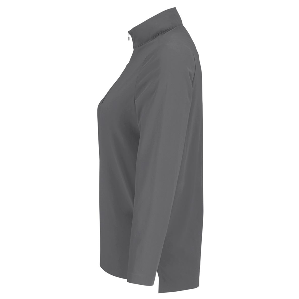 Devon & Jones Women's Graphite CrownLux Performance Windsor Welded Quarter-Zip