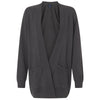 Devon & Jones Women's Graphite New Classics Open Cardigan Sweater