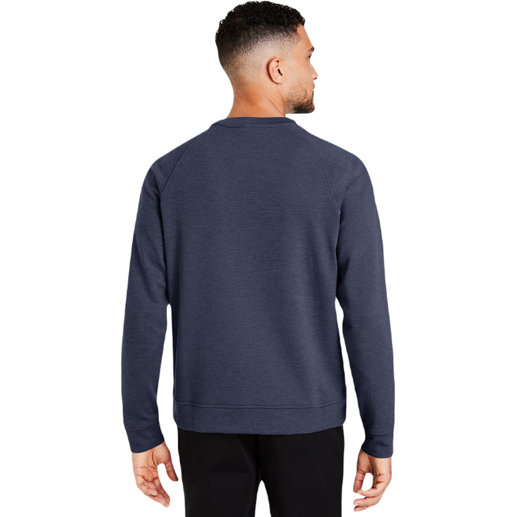 Devon & Jones Men's Navy Melange Charleston Pullover